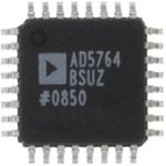 16-Bit Quad DAC, 1.26MS/s, SPI, Bipolar Voltage Output, QFP