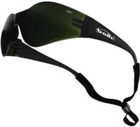 UV Protected Scratch Resistant Black Lens PC Welding Glasses