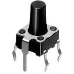 Tactile Switch SPST 50mA 12VDC 5.1N Thru-Hole Illuminated Yellow