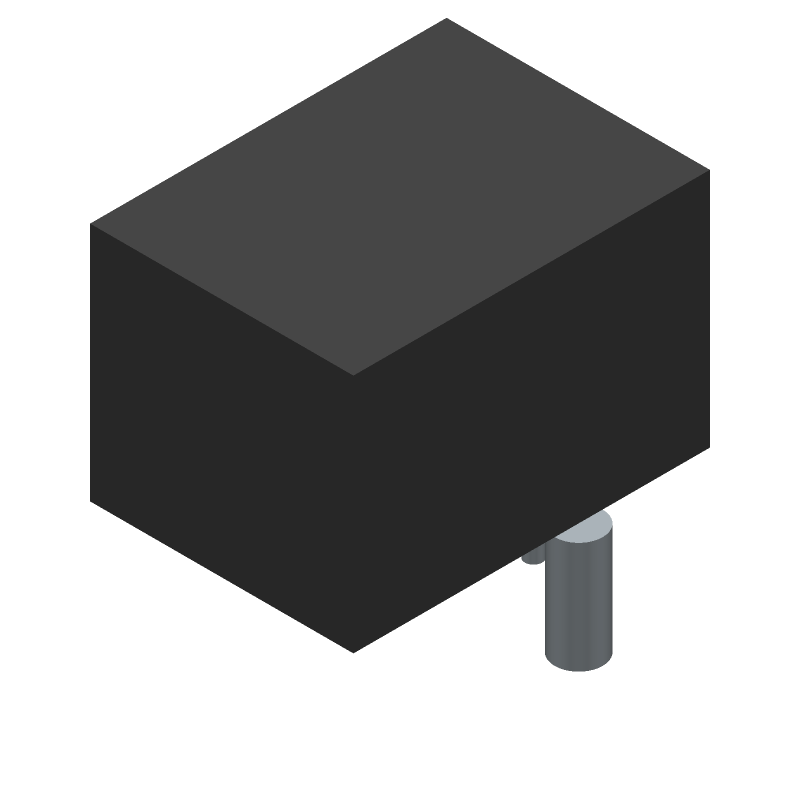 USB 2.0 Type B Receptacle, 4 Pos, Solder, RA, Thru-Hole