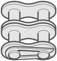 Renold Steel Roller Chain Link, Chain Type 12B-2