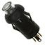 Pushbutton Switch, SPST, Momentary, 0.1A, 30VDC, Solder Lug Terminal, Panel Mount