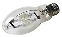 250 W E90 Clear Metal Halide Lamp, E40 Elliptical Enclosed Fitting, 23800 lm, 40000h