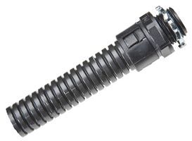 ELECTRI-FLEX         90221             CONDUIT CONNECTOR, STR, SZ 1/2IN, 1/2IN NPT, BLACK