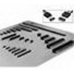 Conn Board to Board M 8 POS 2.54mm Solder RA Thru-Hole Bag