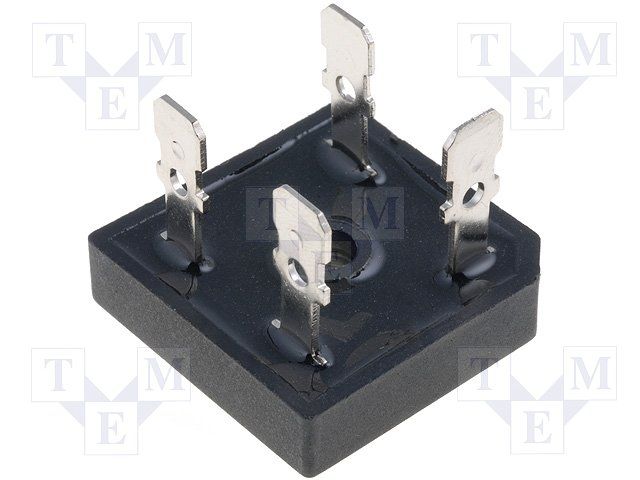 Bridge Rectifier Diode, 1 Phase, 35A, 400V V(RRM), Silicon, 28.60 X 28.60 MM, 7.30 MM HEIGHT, ROHS COMPLIANT, PLASTIC PACKAGE-4