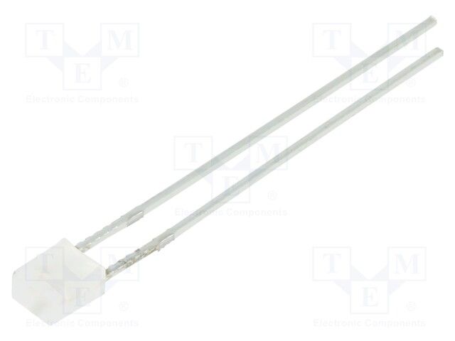 LED Thru-Hole 2x3mm Rect Bi-Color Red/Green (625nm/568nm) 120Deg View Angle