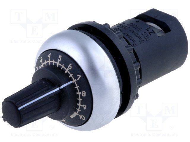 Operator for Push Buttons with Silver or Black Colored Nylon Bezels