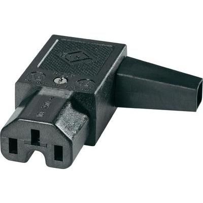 Hot wire connector C15 Socket, right angle Total number of pins: 3 10 A Black K & B 43R012111 1 pc(s)