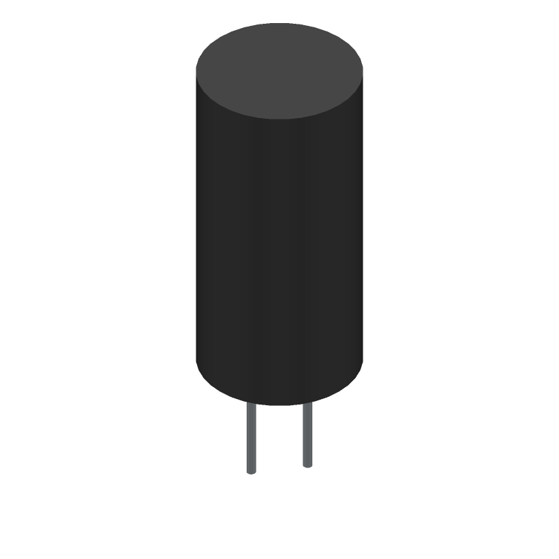 470uF 35V Radial Aluminum Electrolytic Capacitor