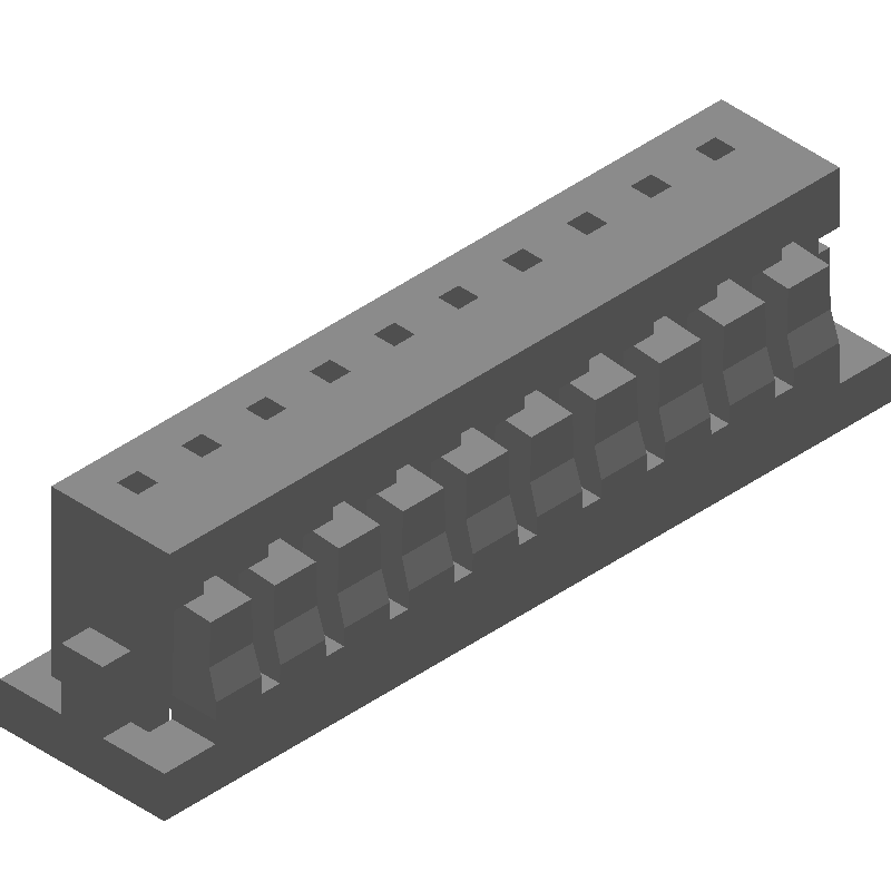 10 Pos 1.25mm Crimp Wire Housing, Female Socket, 1A, 150V, ST