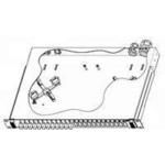 Fiber Optic Panel, 1 U, 19 in, unloaded for holding up to 24 LC/UPC duplex adapters, black