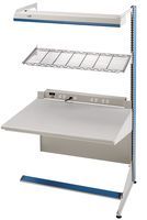 WORKSTATION, 84INX60INX60IN; Length:60; Width:30; Height:84; Body Material:Cold-Rolled Steel; Depth:30; Features:Single-Sided Adder; Static-Dissipative Plastic Laminate Top; Easy to Assemble; Tool Body Material:Steel ;RoHS Compliant: NA