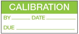 BRADY         LAM10             Label, Write On, Calibration, Self Laminating, Green on White, Identification, Pack of 200