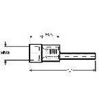 Pin Terminal 18-22AWG Copper PIN 19.1mm Tin Box