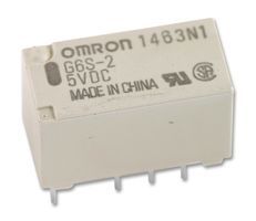 OMRON ELECTRONIC COMPONENTS   G6S-2F 4.5DC   RELAY, SMD, DPDT, 2A, 4.5VDC