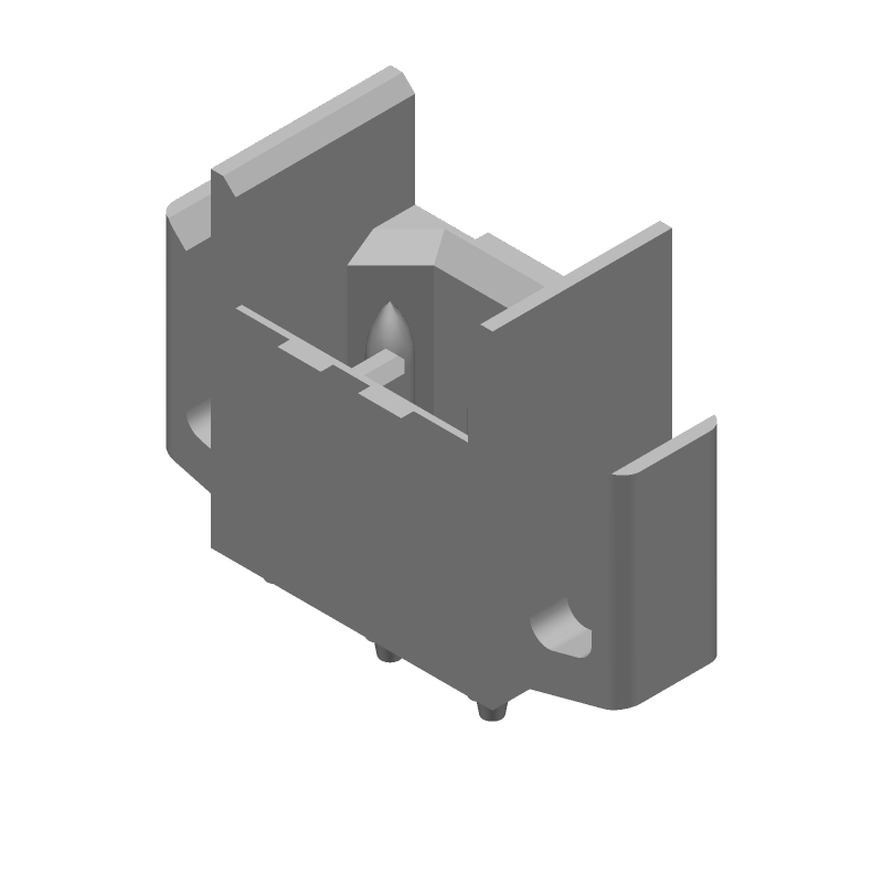2 Pos 9A Wire-to-Board Rectangular Connector, Red, Tin, UL94 V-0