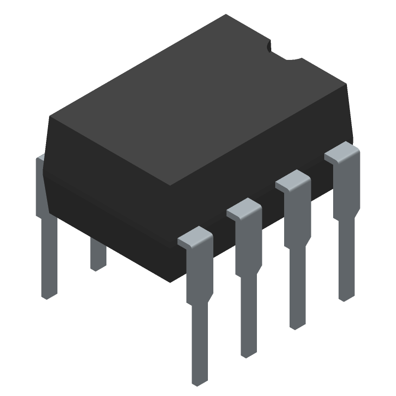 Dual Comparator, 7mV Vos, 4us Response, 5.5V, PDIP, Push-Pull