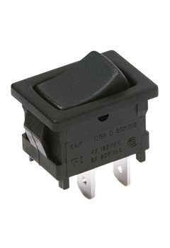 Illuminated Rocker Switch SPDT 10A 125VAC Panel Mount