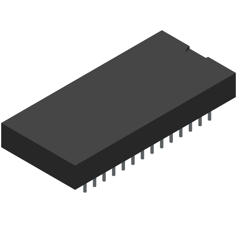 Yellow Dot Matrix LED Display Module, 8 Digit, 280LED, 5V, DIP