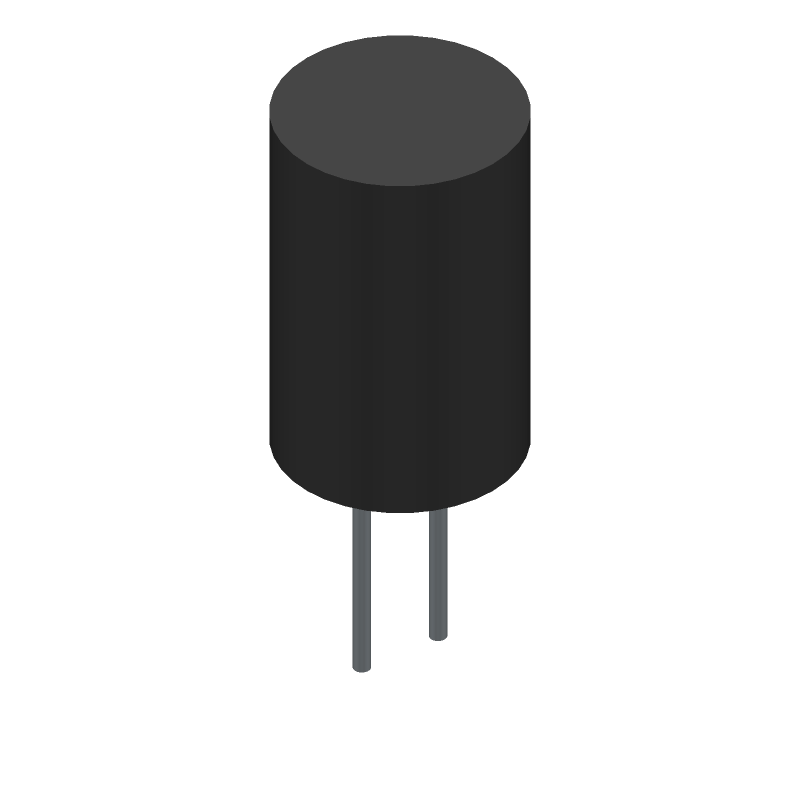 33uF 100V 20% Radial Al Electrolytic Capacitor