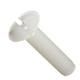 Screws & Fasteners 5/8 8-32 NYLON FLT