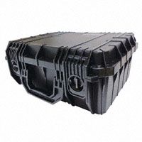 Plastic Enclosure, IP67, UL-HB75, Black, 17.54"L x 14.24"W x 7.5"H