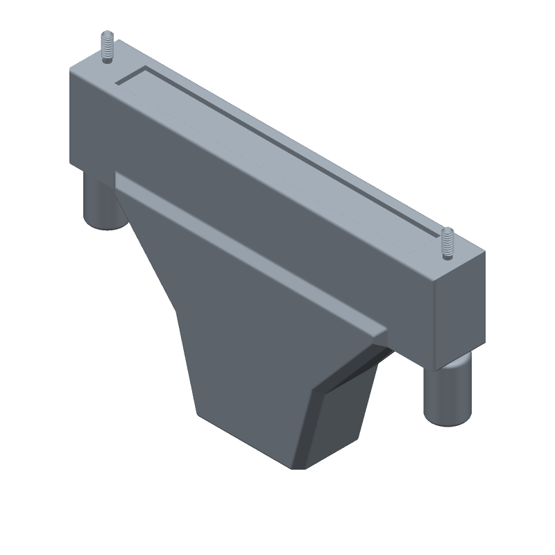 Zinc Connector Tool, Wire-to-Board, Shielded, Straight, 100 Pos