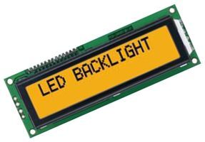 BATRON         BTHQ21608VSS-STF-LED             Alphanumeric LCD, 16 x 2, Black on Yellow / Green, 5V, Parallel, English, Japanese, Transflective