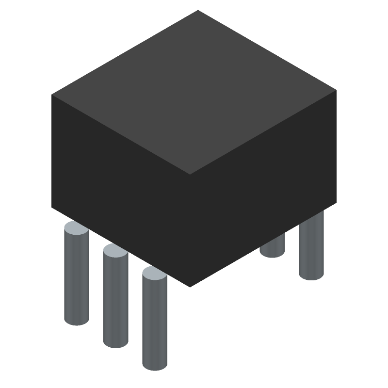 Pulse Transformer, 10mH Inductance, 1kV Isolation, DIP