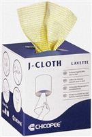Chicopee Centrefeed of 300 Yellow J-Cloth Multi-purpose Wipes For General Cleaning Use