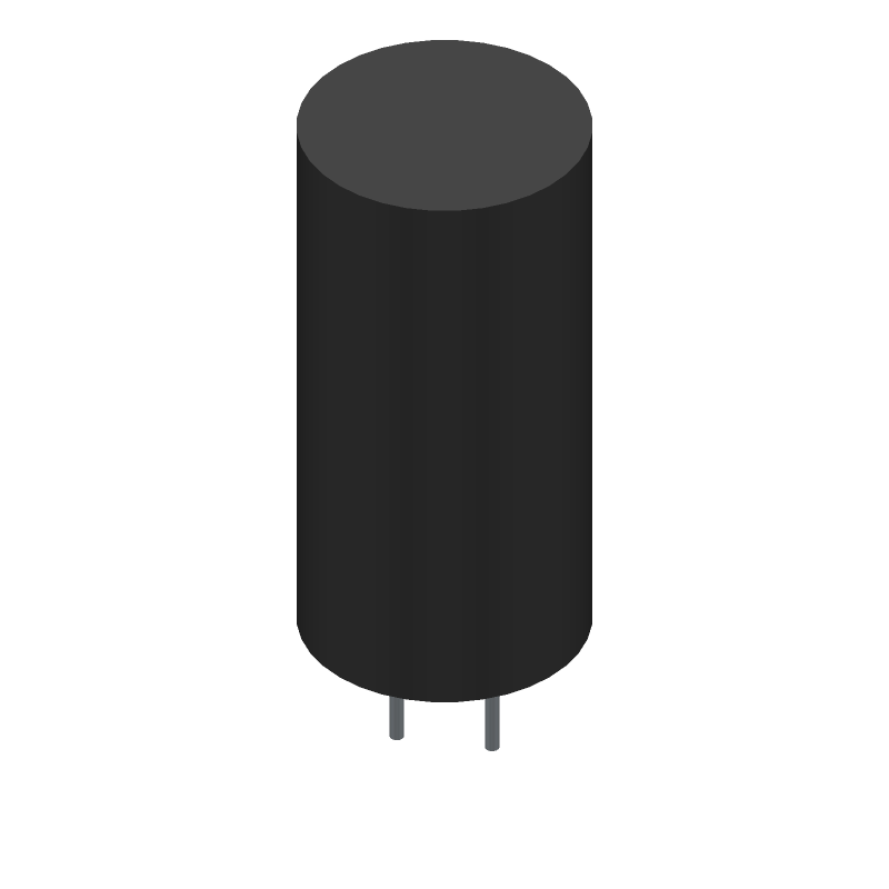 2.7V 22F Radial Through Hole Supercapacitor