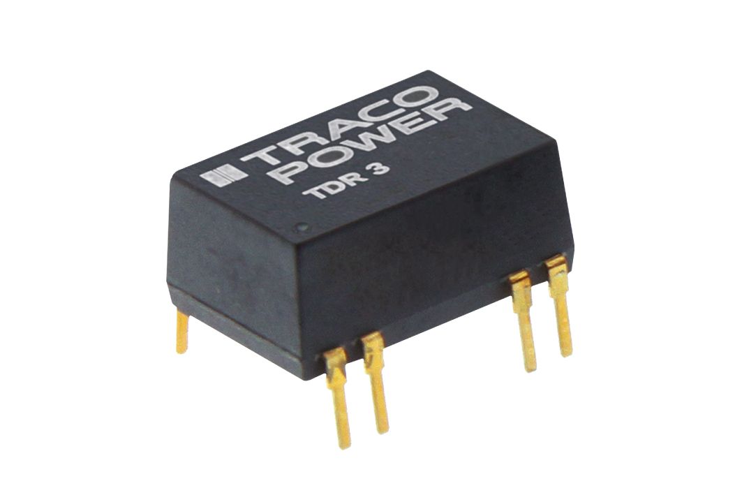 TRACOPOWER Isolated DC-DC Converter, Vin 36 75 V dc, Vout 15V dc, I/O isolation 1500V dc