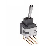 Switch Toggle ON None ON SPDT Paddle PC Pins 0.1A 28VAC 28VDC 0.4VA PC Mount with Bracket