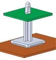 RICHCO   CBSB-4-01A2-RT   PCB SUPPORT TAPED BASE 6.4MM HIGH