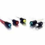 Green Diffused 5mm LED Emitter, 565nm, 10mA