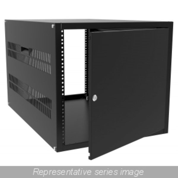 Steel Locking Door, 16ga, Black, External Mount