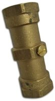 Reliance Brass Double Check Valve, Floguard 1-1/4 in BSP Female