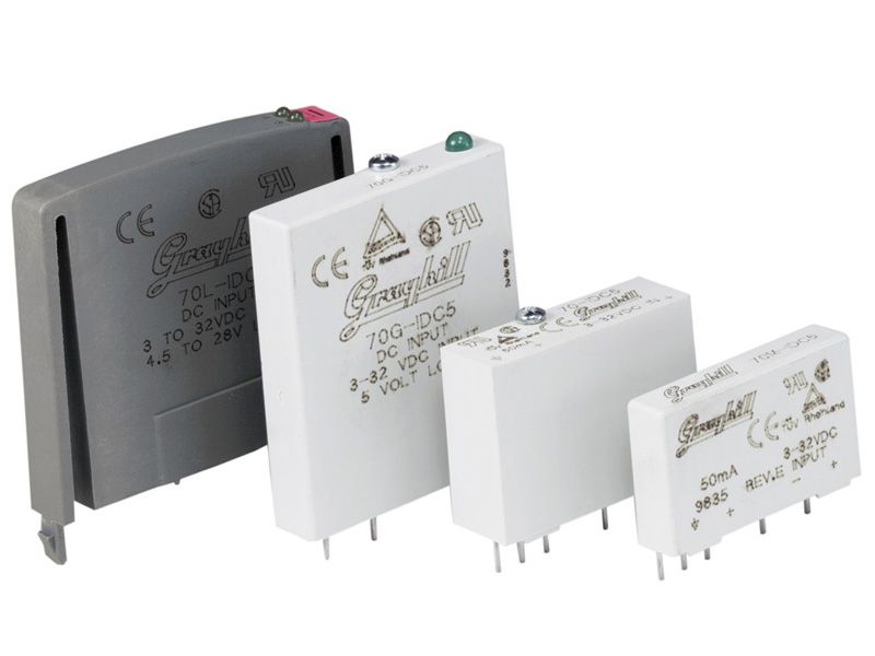 DC Input Relay Module, 18mA, 32VDC, 50mA, Thru-Hole