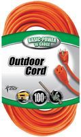 COLEMAN CABLE SYSTEMS   023048803   POWER EXTENSION CORD, NEMA 5-15P/5-15R,