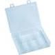 -Compartment Organiser Box, Component Storage Box, Transparent, Alutec 606120