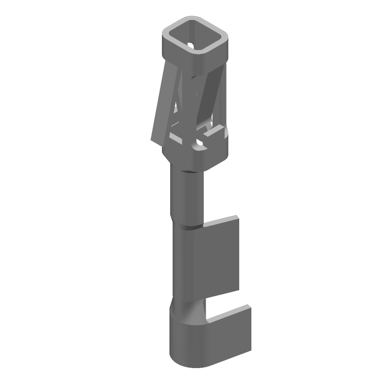 Female Signal Crimp Connector, 3A, 1.27mm Pitch, Gold Plated