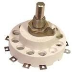 11 Pos SP11T Rotary Switch, 15A, 20VDC, Solder, Panel Mount