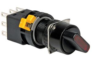 Electromechanical Switch Selector Switch N.O./N.C. DPDT 5A