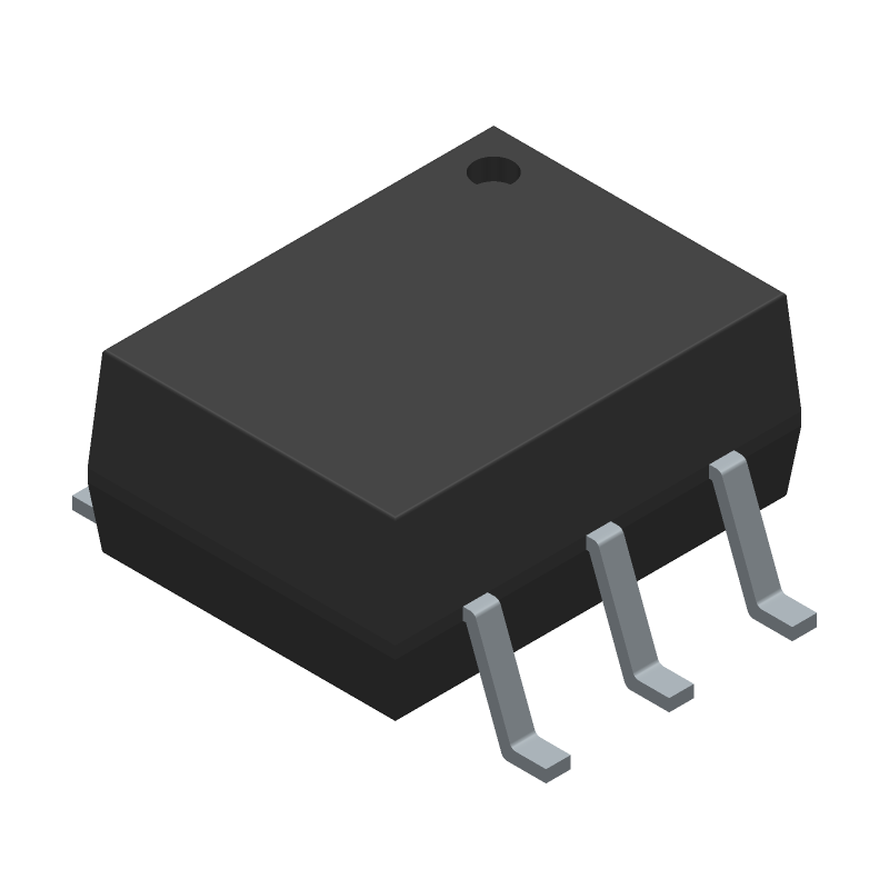Transistor Output SSR, 1-Channel, 4000V Isolation, LEAD FREE, SURFACE MOUNT, DIP-6