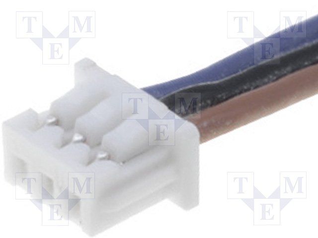 OMRON ELECTRONIC COMPONENTS D6F-CABLE1 Sensor Cable, D6F/10/20/50, Circular 3 Position Plug, Free / Stripped End, 200 mm, 7.874 "