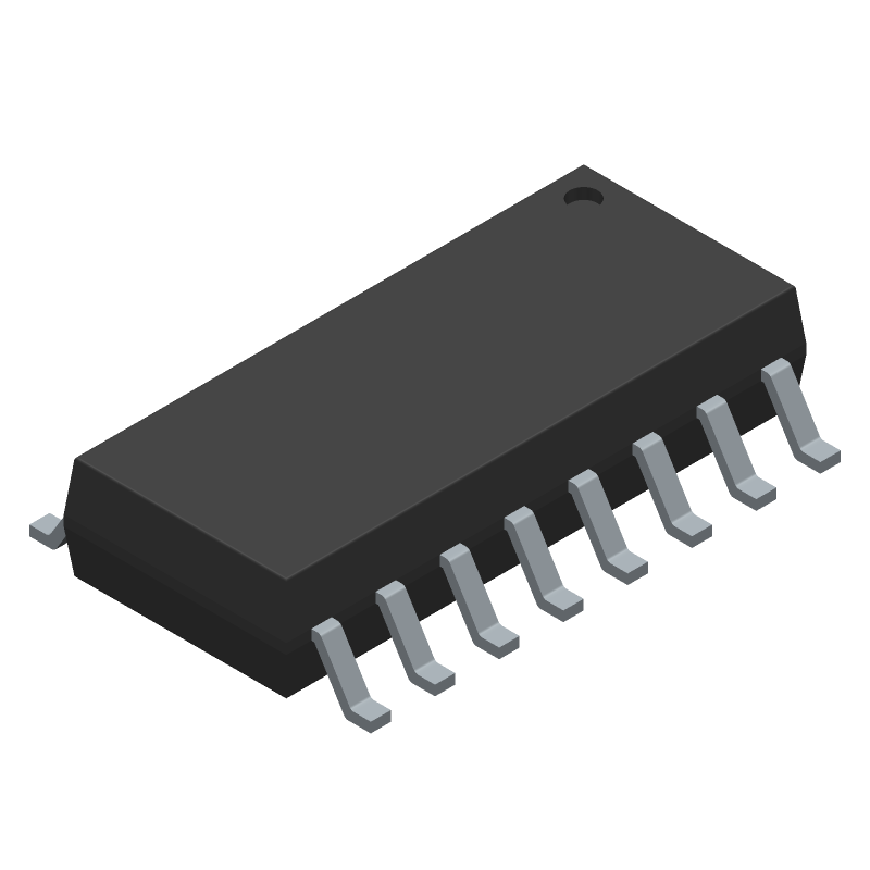 4-Ch Optocoupler, 3.75kV Isolation, SOIC, 80V Output