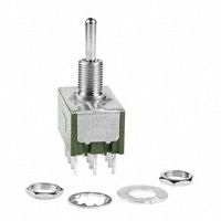 Switch Toggle ON ON ON DP3T Small Bat Lever PC Pins 6A 250VAC 30VDC PC Mount with Threads