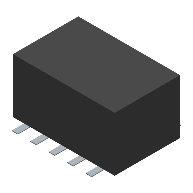 DPDT Relay, 12VDC Coil, 2A/220VDC Contact, SMD