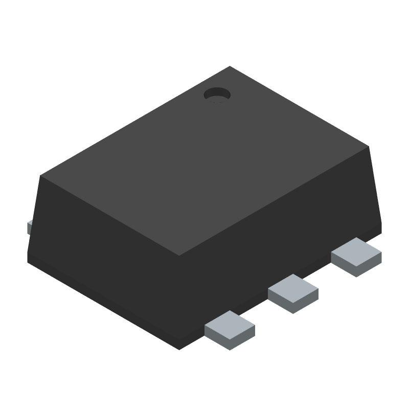 Temp Switch IC, Pin-Selectable Trip, 1.4V-3.6V, SOT, -40°C to 125°C